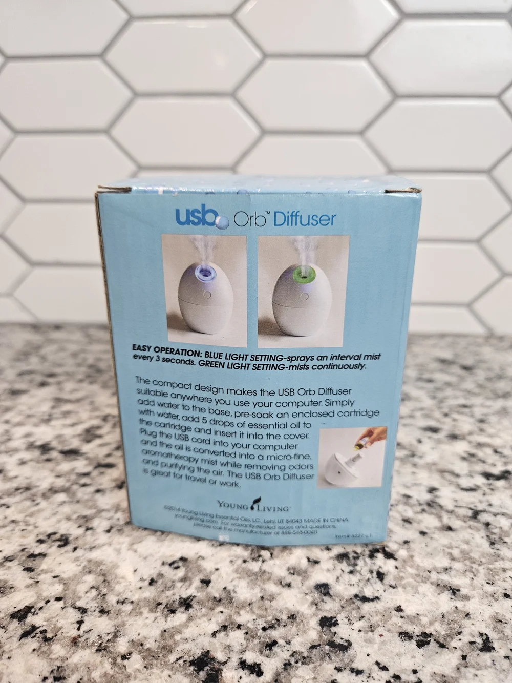 Young Living USB Orb Diffuser – White